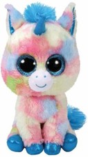 Ty Beanie Boos 6 Inch "Blitz" Glitter Unicorn Plush Super Soft Stuffed Animal