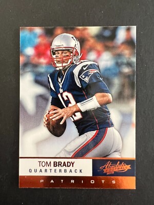 2012 Panini Absolute - #34 Tom Brady - 50% off 5 or more under $5