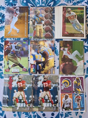 JJ Stokes RC (69) 1995 49ers Rookie UCLA SP Holoview Edge 22k | eBay