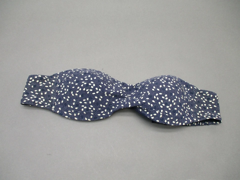 H&M Talla 12 Mujeres Navy Wireless Bandeau + Bottom 2PCS Bikini Swimsuit Foto 2 de 4