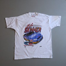 Vintage NASCAR T Shirt Adult Extra Large XL Mike Skinner Lowes Racing 1997