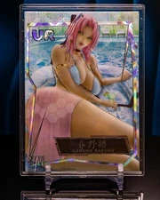 Sakura Haruno Naruto UR Lucky Goddess Premium Thick Stock Card UR-10