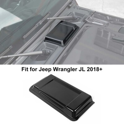 Hood Air Intake Vent Scoop Cover Trim Cap for Jeep Wrangler JL JT 2018+ ABS