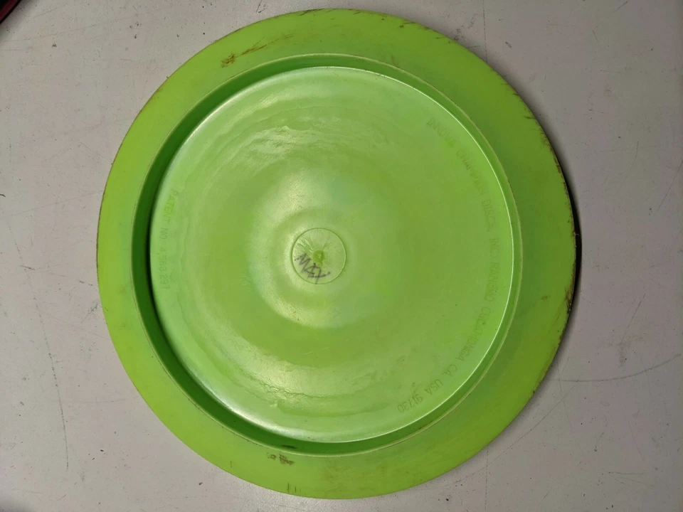 Innova Star Max Green Marbled PFN Disc Golf Rare 172G Patent #s Natural Beauty - Image 2 of 2