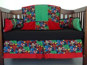 marvel crib bedding set