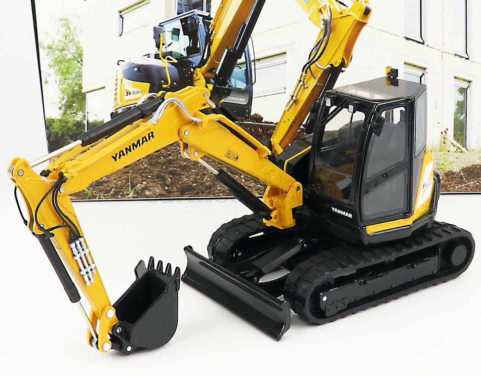 Modellino 001503 yanmar sv100 escavatore cingolato trattore hydraulic 1:32