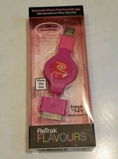 RETRAK FLAVOURS USB CABLE FOR IPOD/IPHONE AND IPAD PURPLE