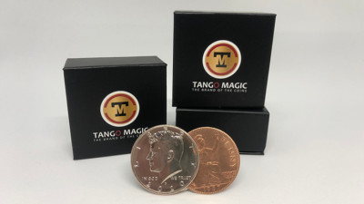 Tango Ultimate Coin  Copper and Silver with instructional DVD by Tango - Trick