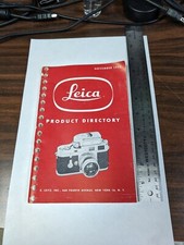 Original Leica Product Directory Book Booklet Brochure Nov 1955 - 83 pages