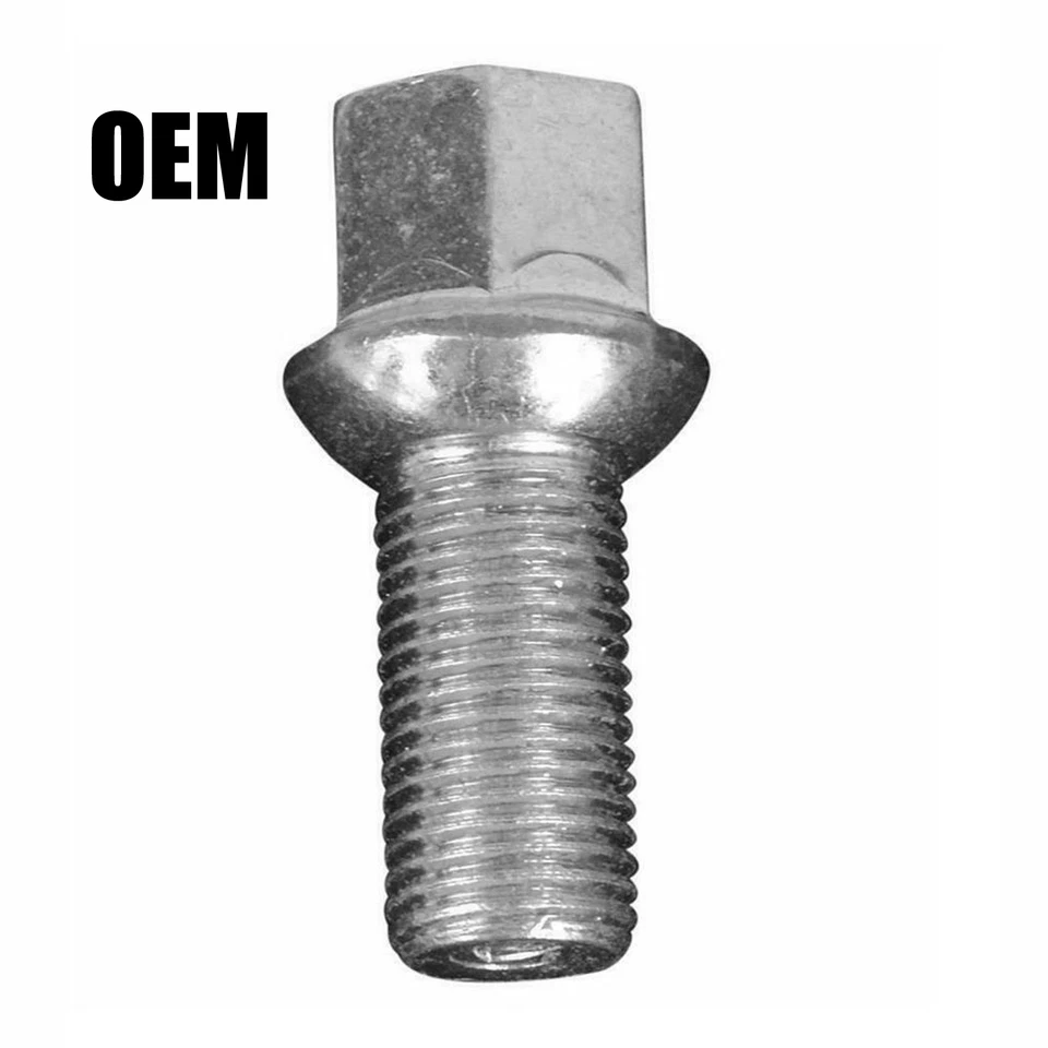 5Pcs OEM Wheel Lug Bolts M14x1.5 26MM for VW Beetle Porsche Audi A4 A5 WHT002437 - Image 3 of 4