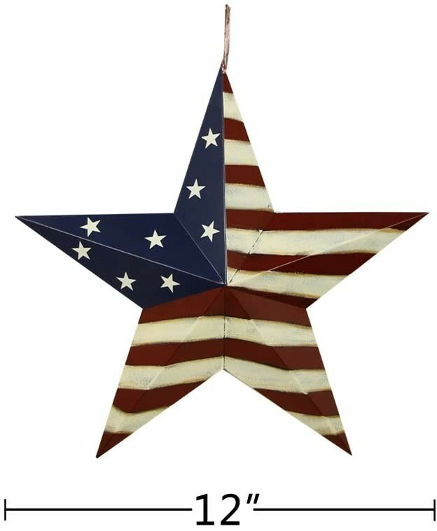 Texas-Flagge Metallschild – Rustikales Wanddekor Mit Einsamem Stern – Perfekt Für Garage, Bar Oder Wohnzimmer