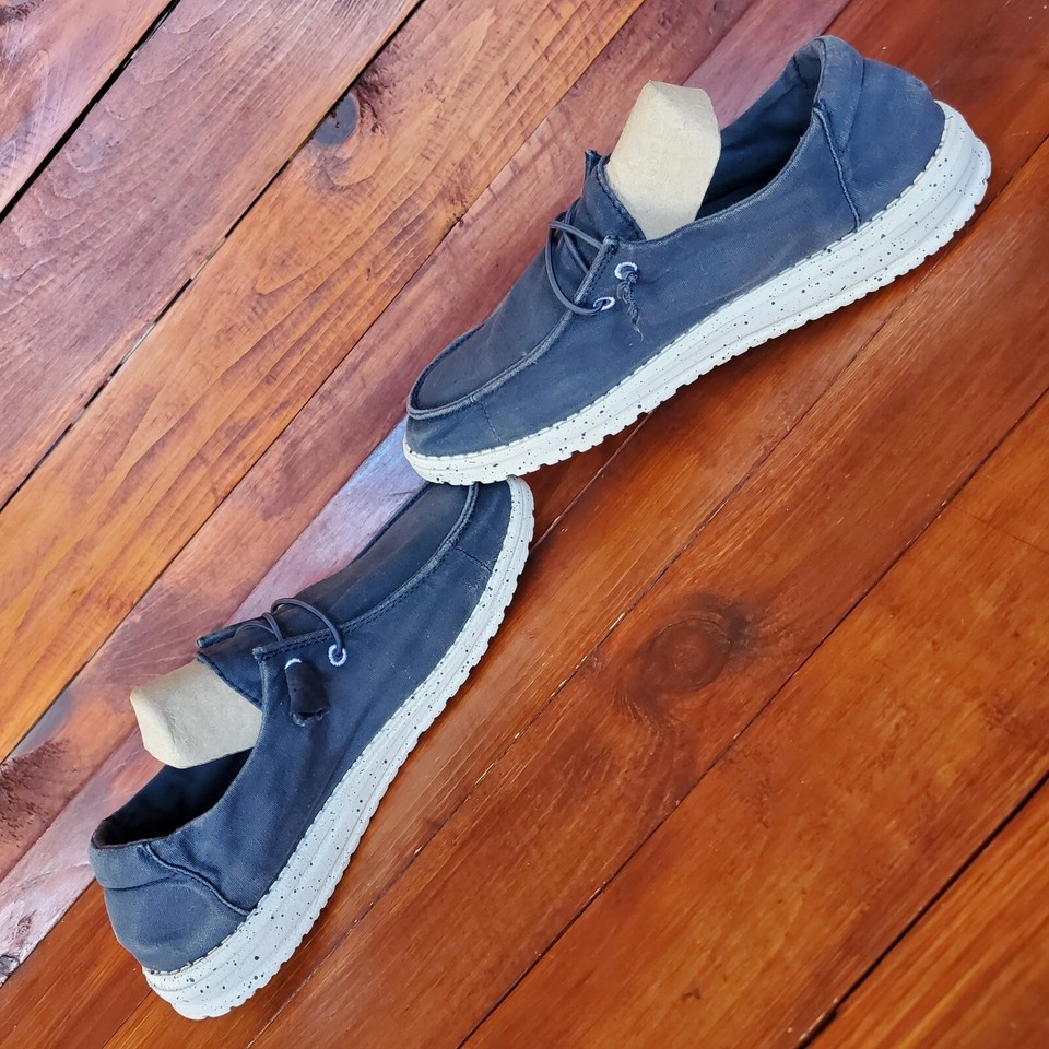 Hey Dude Wendy Womens Sz 8 Shoes Navy Blue Comfort Shoes eBay
