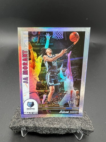 2022-23 Panini Hoops Ja Morant Artist Proof Silver /25 #7276 MC