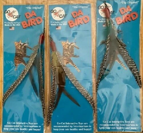 DA BIRD GO CAT FEATHER REFILLS INTERACTIVE TOYS CAT NIP COUNT OF 3
Opens in a new window or tab