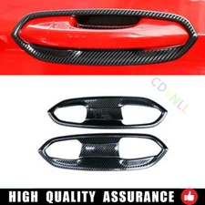 For Ford Mustang 15-2021 Steel Carbon Fiber Exterior Side Door Bowl Frame Cover