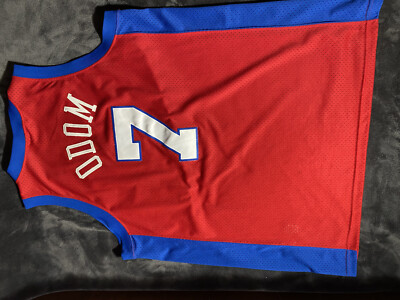 Vintage Nike LA Clippers #7 Lamar Odom Authentic NBA