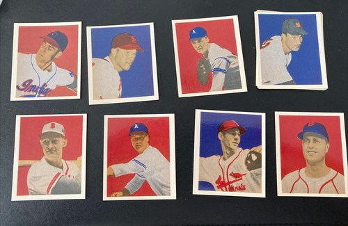 1988 RP of 1949 Bowman -Blank Back -60 Card Jackie Robinson, Yogi Berra & Doerr - Picture 7 of 12