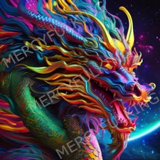 Dragon - Digital AI Art Image (4k HD) High Resolution Print Download