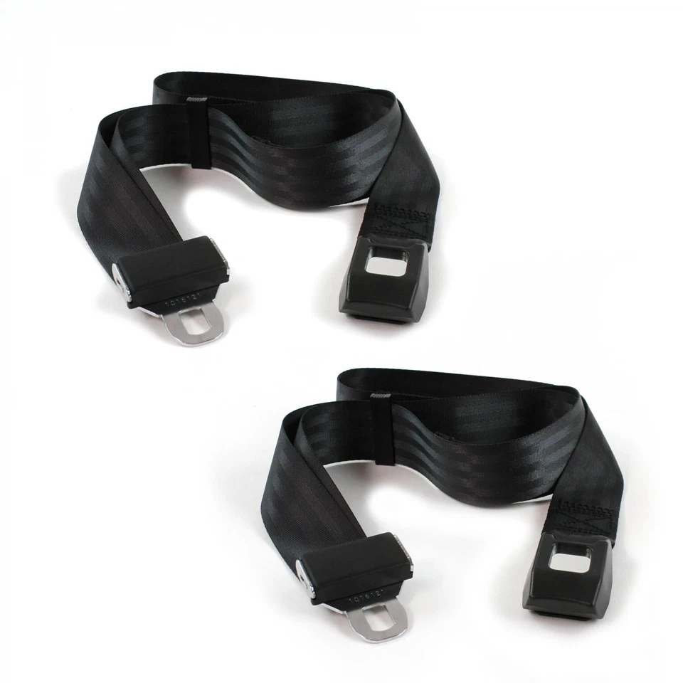 Kit de cinturón de seguridad Camaro 1967-1969 estándar 2pt negro cubo de regazo - 2 cinturones SafTboy Foto 2 de 4