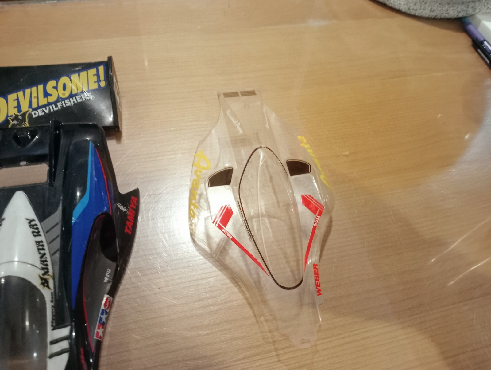 Tamiya Vintage RC Bodies And Undertrays Used Avante Egress 2001