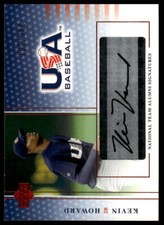 2005 UD Baseball 2004 #KH Kevin Howard Signatures Black #/360