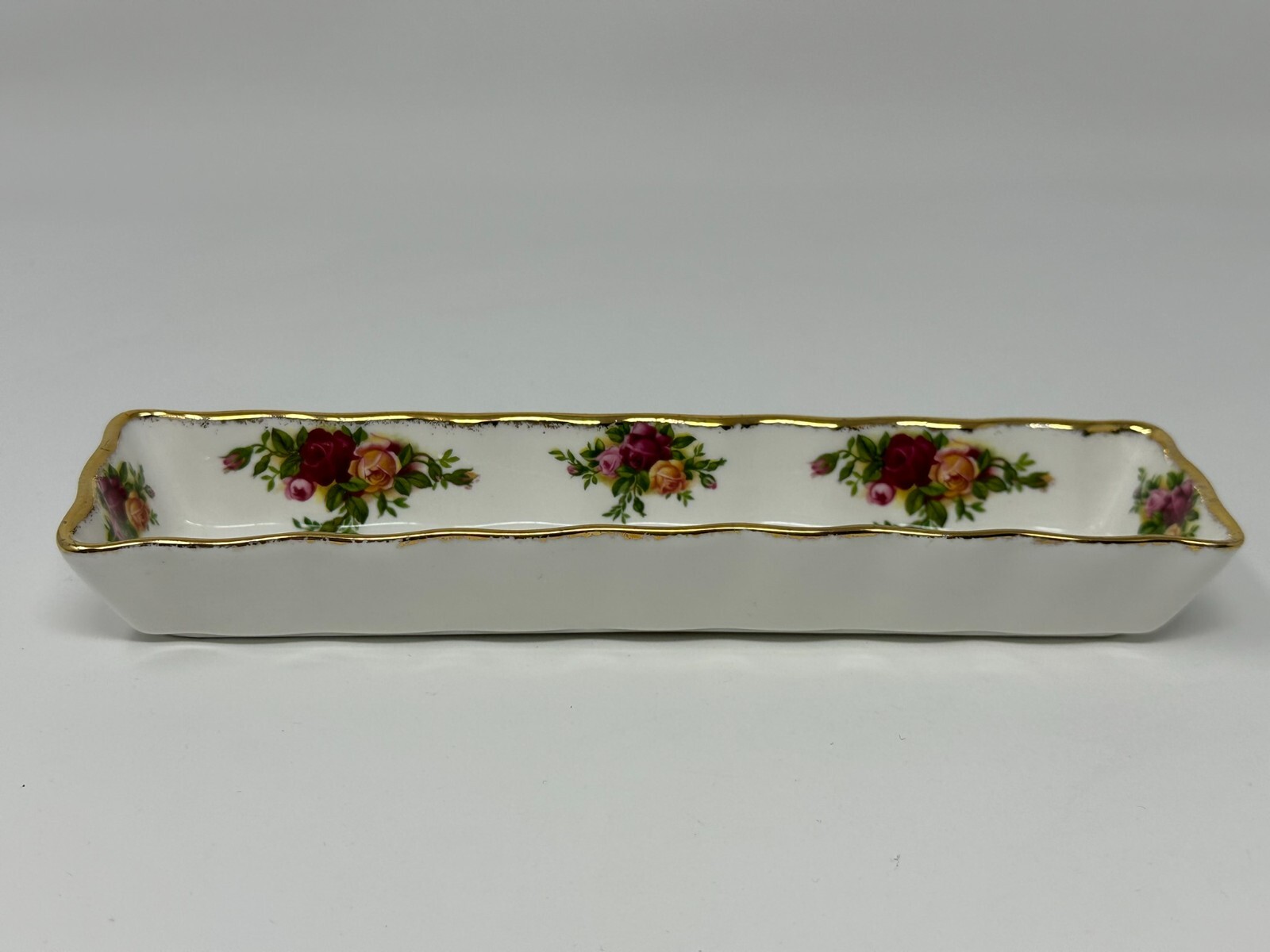 Royal Albert Old Country Roses Floral China Rose Mint Cracker Tray 8