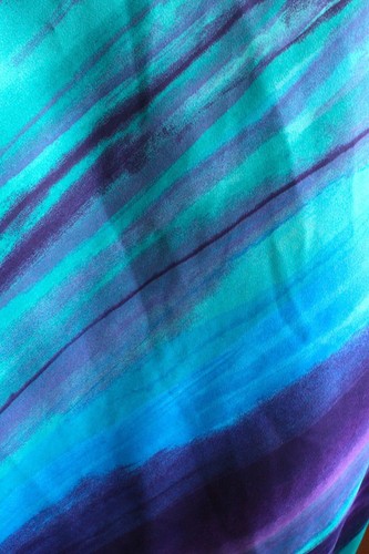Venezia Midi Dress 22 24 Plus Blue Purple Tie Dye Polyester Sleeveless Straps - Bild 9 von 10