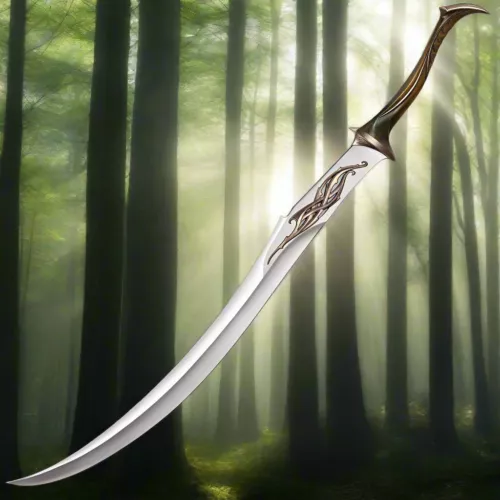 UNITED CUTLERY The Hobbit Mirkwood Elven Infantry Sword & Plaque Prop UC3100 NEW