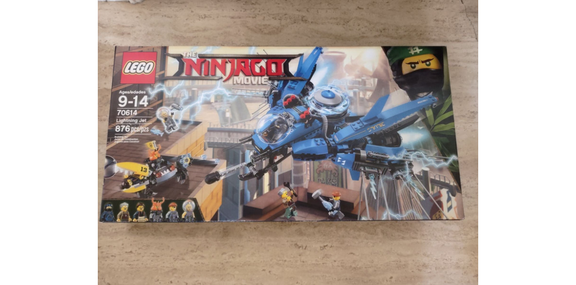 LEGO The LEGO Ninjago Movie Lightning Jet 2017 (70614) Building Kit 876 Pcs