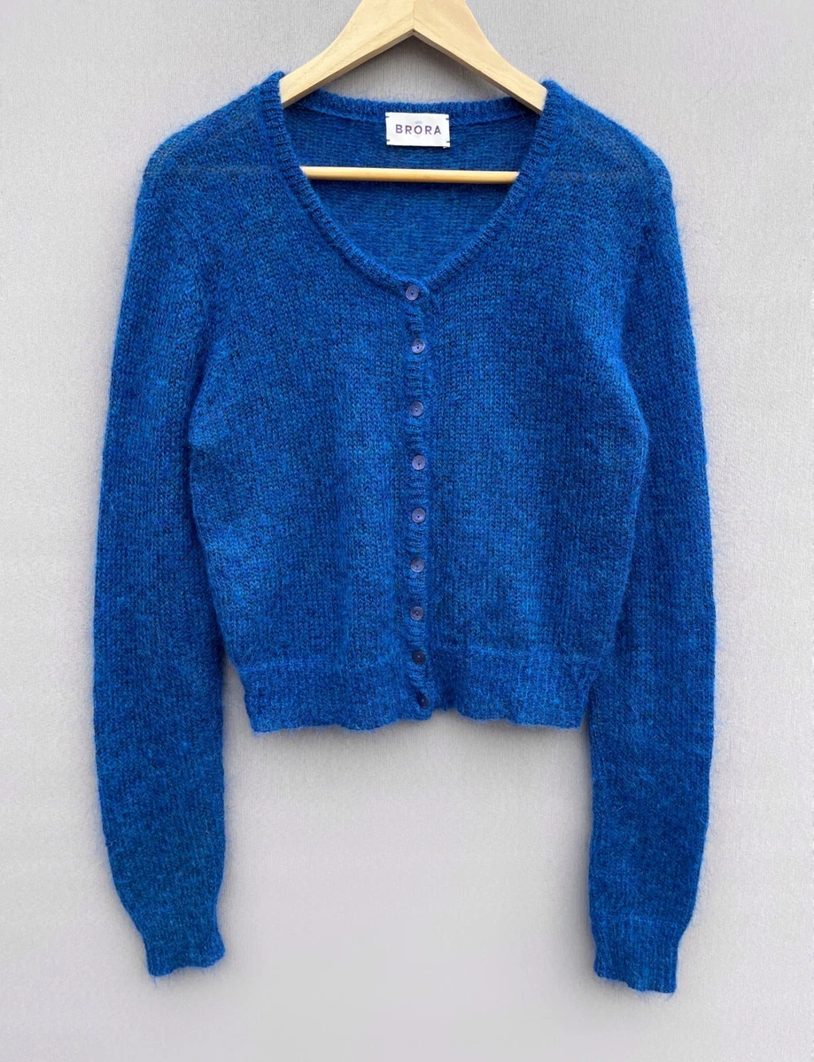 Brora mohair cardigan clearance