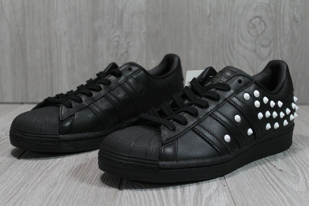adidas Superstar ブラック 56 Adidas Originals Superstar Studded Spikes Black Shoes