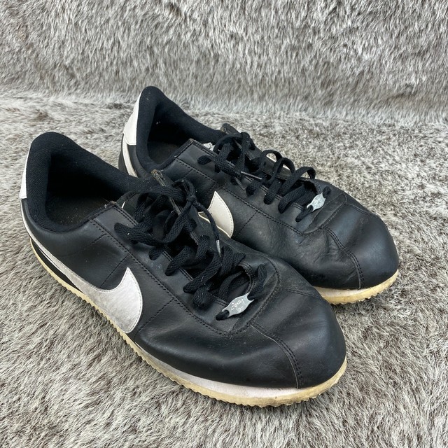 nike cortez basic leather black