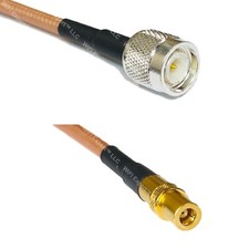 RG142 TNC MALE to SMB FEMALE Coaxial RF Cable USA-Ship Lot