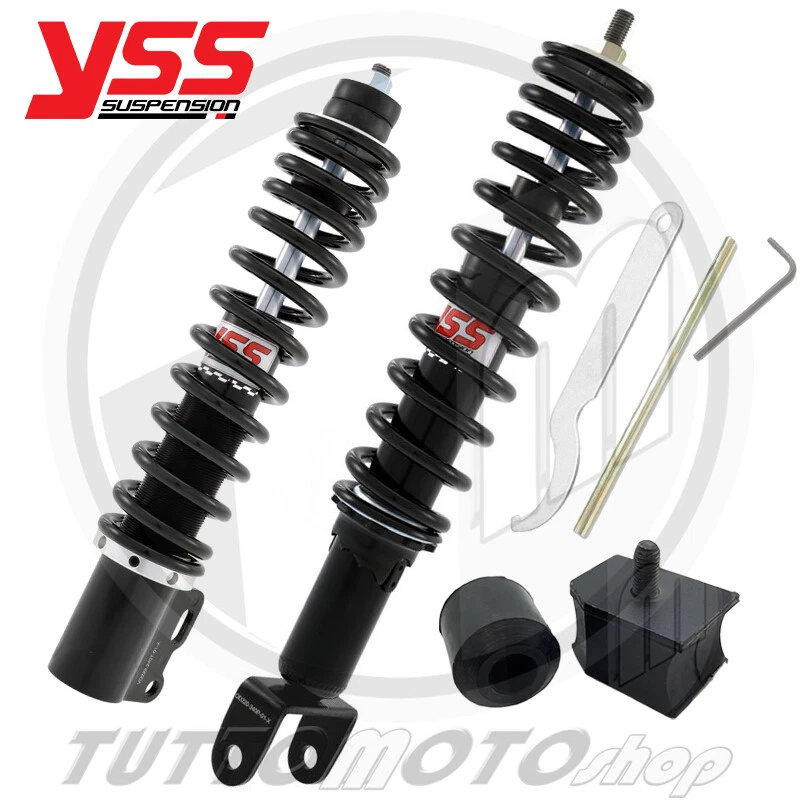AMMORTIZZATORI REGOLABILI VESPA PX 125 150 200 Tutti gli anni - KIT ANT+POST YSS