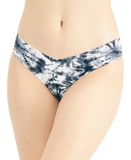 New Jenni Women's No Show Thong Underwear Tie Dye Black Size XL