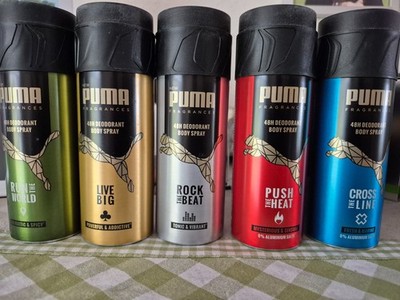 PUMA Body Spray Komplette Serie 5 Stück NEU