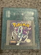 Pokemon Crystal Version (Nintendo Gameboy Color, 2001) Authentic| Dry Battery