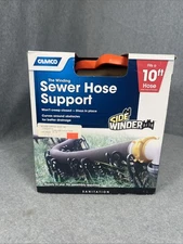 Camco Sidewinder Camper RV Sewer Hose Support - Plastic - Black - 10 Foot - NIB