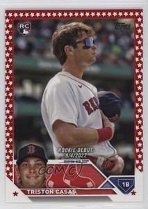 2023 Topps Update Debut Independence Day /76 Triston Casas #US221 Rookie RC