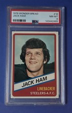 1976 Wonder Bread Jack Ham Steelers #18 PSA 8 NM-MT
