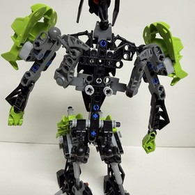 Lego Bionicle Tuma 8991 Black Gray Green Incomplete Action Figure READ