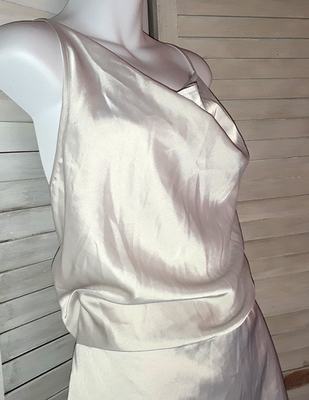 missguided satin cowl dress MISSGUIDED Cowl Neck Satin Maxi Dress With Draped BackMISSGUIDED