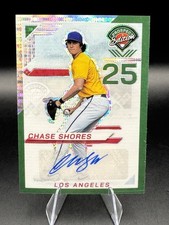 2025 Panini Prospect Edition Chase Shores Green Pulsar Prizm AUTO /25