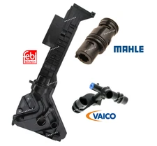 Expansion Tank Mounting Plate Oil Cooler Thermostat Connector 3pc OES for BMW X3