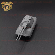 3D Printed 1/144 Germany E-100 Double Tube Anti-Aircraft Tank Unpainted Model