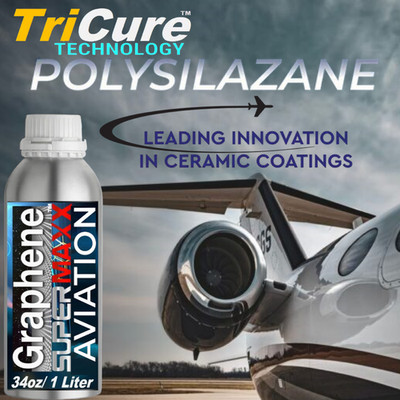 SUPERMAXX AIRCRAFT CERAMIC COATING ADVANCED TRICURE GRAPHENE SURFACE PROTECTON