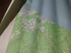 1964 ODANA 16 1/2 by 21 inch quad topo map Lake Superior WIS WISC — photo 1