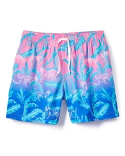 Chubbies the Hydrofoils Swim Trunks Tiger, Lined, 5.5" Length, Size Medium
