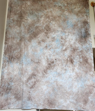 6x9' Photo Backdrop Background Brown Blue Mottled Muslin Photography