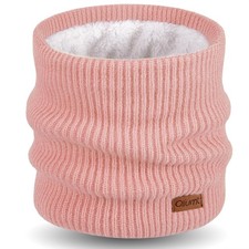 Winter Neck Warmer Men Ski Neck Gaiter Face Scarf Women Pink